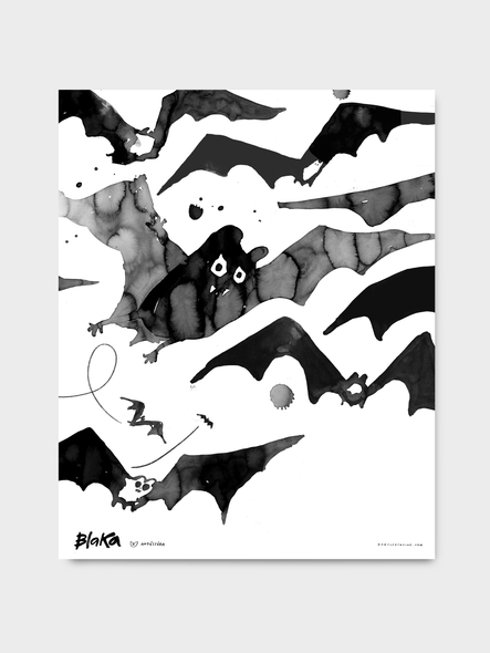 Veggspjald – Blaka